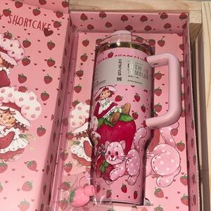 Stanley Pink Strawberry Tumbler